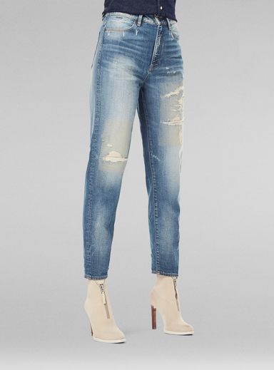 Janeh Ultra High Mom Ankle Jeans